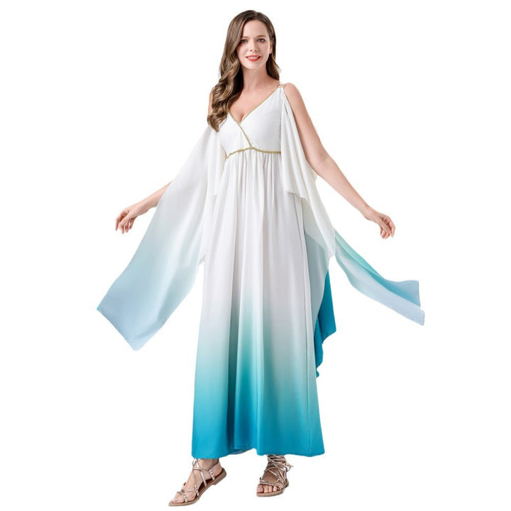 Greek Goddess Dress Ancient Greek Priestess Womens Halloween Costume