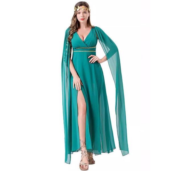 Irene Greek Goddess Eirene Dress Womens Halloween Party Costume