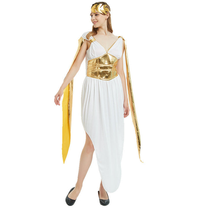 Ancient Greek Goddess Dress Princess Halloween Cosplay Costume